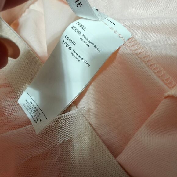 Cupshe Chic Tulle Skirt in Soft Pink SZ L - Picture 5 of 7